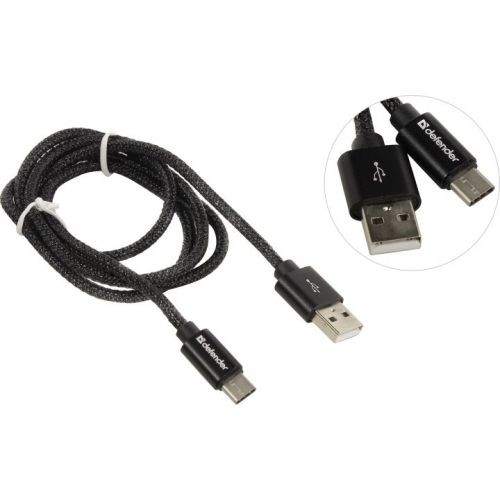 Defender Кабель USB-->Type-C 1м USB09-03T PRO Черный. (87814)