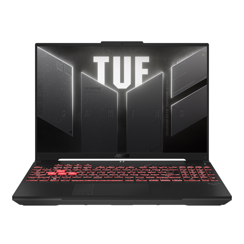 Ноутбук/ ASUS TUF A16 FA607PI-QT039 16"(2560x1600 (матовый, 165Hz) IPS)/ AMD Ryzen 9 7845HX(3Ghz)/ 16384Mb/ 1024PCISSDGb/ noDVD/ Ext:nVidia GeForce RTX4070(8192Mb)/ Cam/ BT/ WiFi/ 90WHr/ war 1y/ 2.27kg/ Mecha Gra (90NR0IV3-M00220)