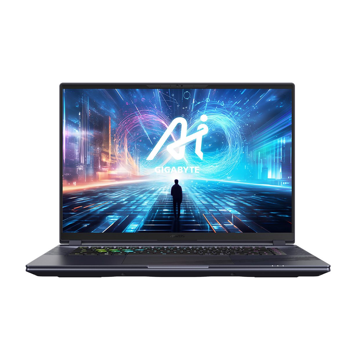 Ноутбук Gigabyte Aorus 16X Core i7 13650HX 16Gb SSD1Tb NVIDIA GeForce RTX4060 8Gb 16" IPS QHD+ (2560x1600) Free DOS grey WiFi BT Cam (9KG-43KZC54SD)