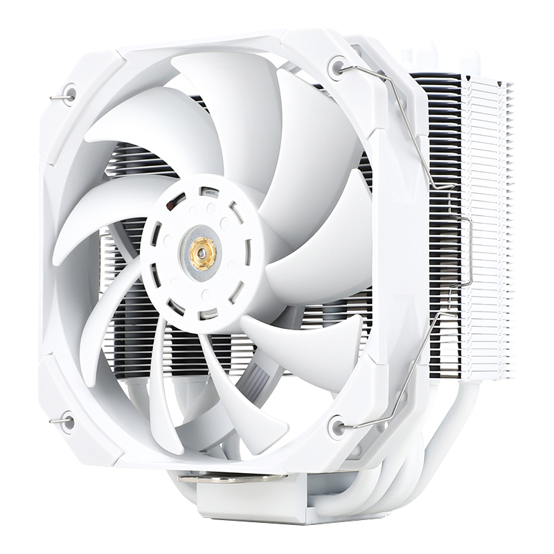 Кулер для процессора Thermalright TA 120 EX Mini White, высота 135 мм, 1850 об/ мин, 30 дБА, PWM, белый (TA120-EX-MINI-WH)