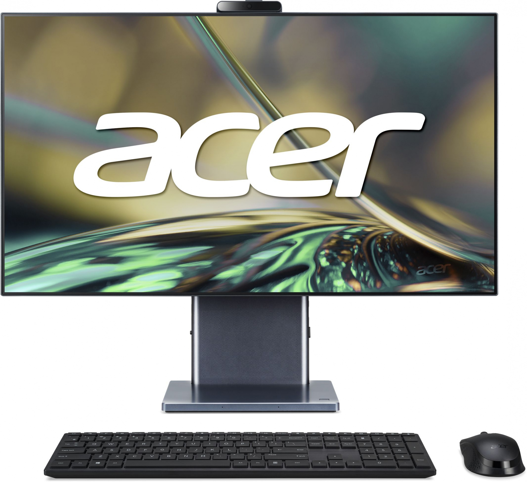 Моноблок Acer Aspire S27-1755 27" WQHD i7 1260P (1.5) 16Gb SSD1Tb Iris Xe CR noOS GbitEth WiFi BT 135W клавиатура мышь Cam серый 2560x1440.27 (DQ.BKECD.003)