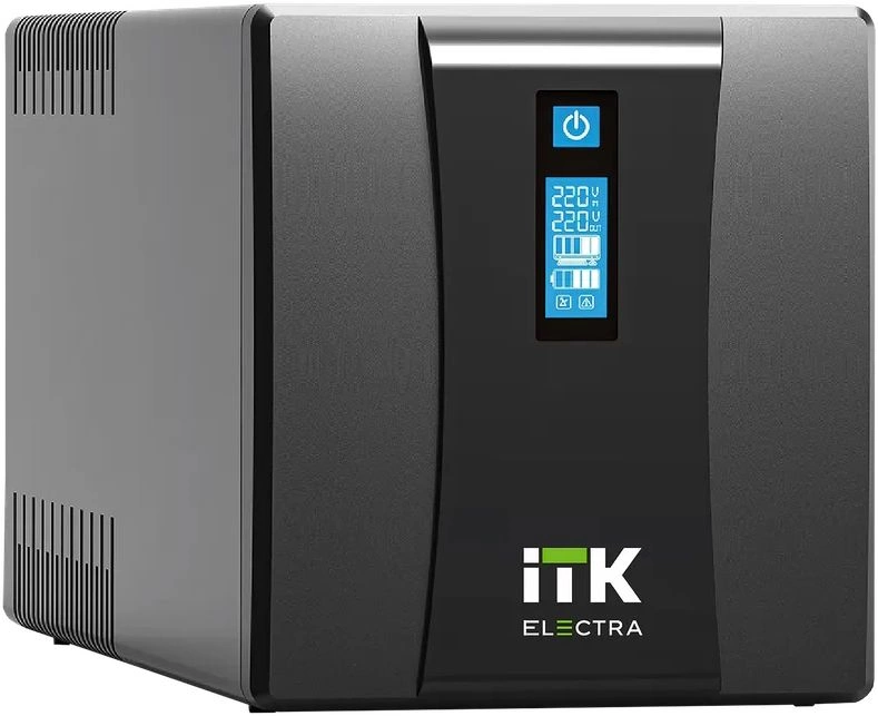 ITK ELECTRA ET ИБП 1,5кВА/900Вт с АКБ 2х9AH USB Schuko (EET-1500VA-1-002-S)