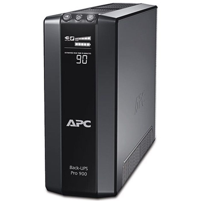 ИБП APC Back-UPS Pro Power Saving, 900VA/540W, 230V, AVR, 5x CEE7, Data/DSL protect, 10/100 Base-T, USB, PCh, HS batt. (BR900G-RS)