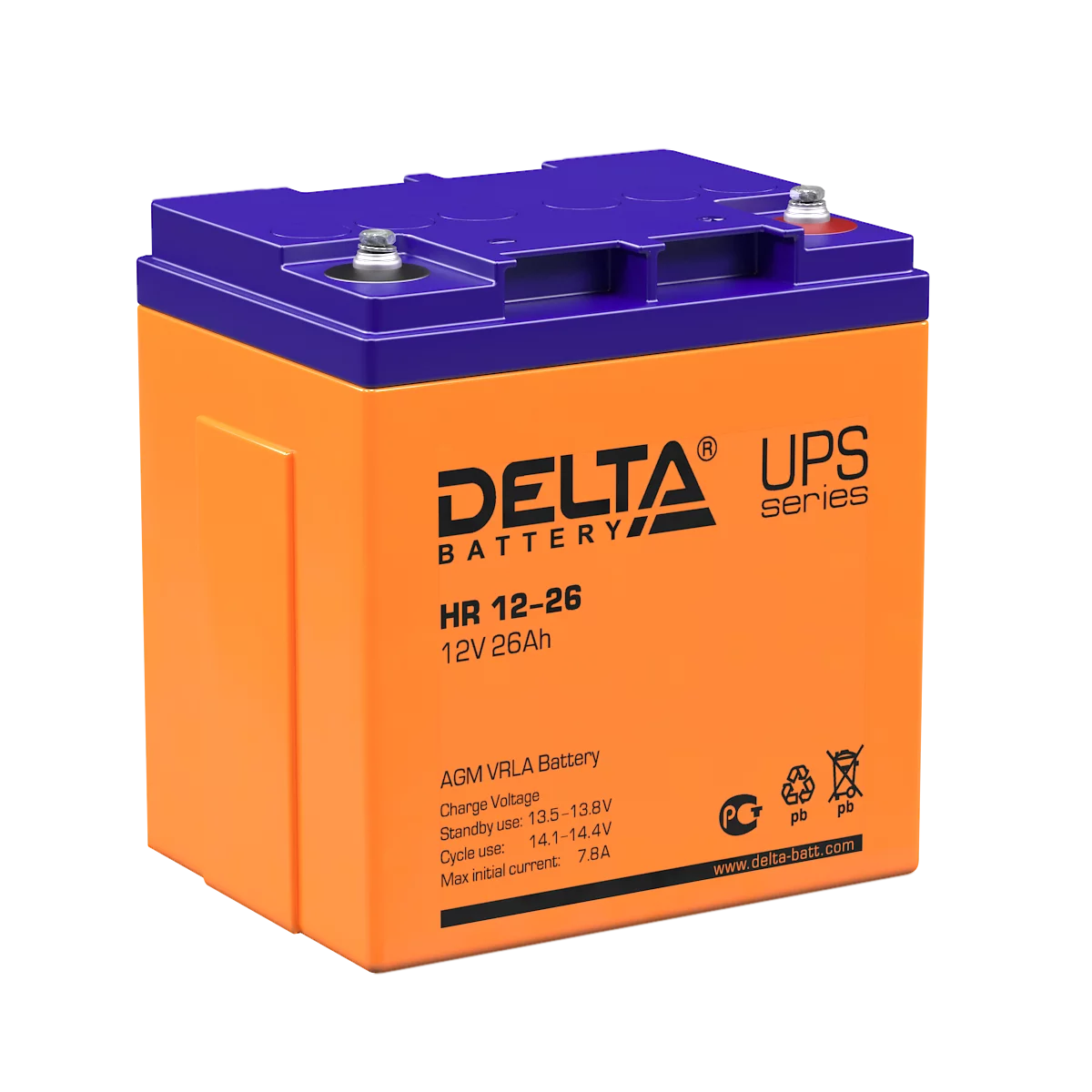 Аккумуляторная батарея DELTA BATTERY HR 12-26