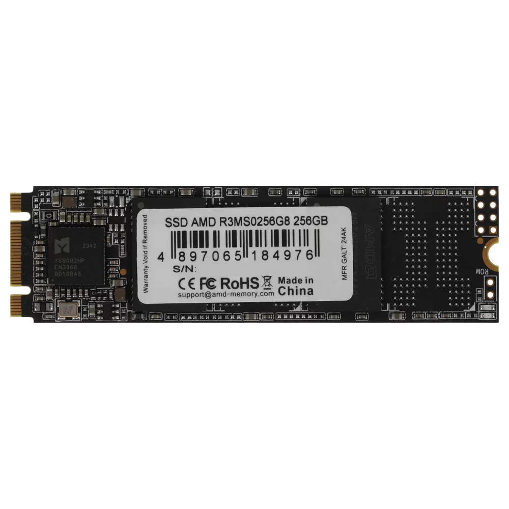 Накопитель SSD AMD SATA 256GB R3MS0256G8 Radeon M.2 2280