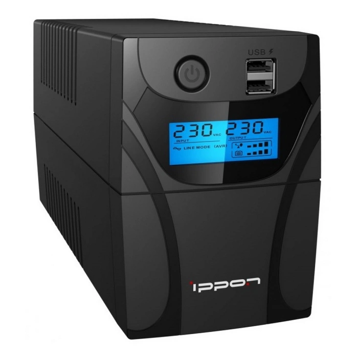 ИБП Ippon Back Power Pro II 600 Line-interactive 360W/ 600VA (805014) (1030300)