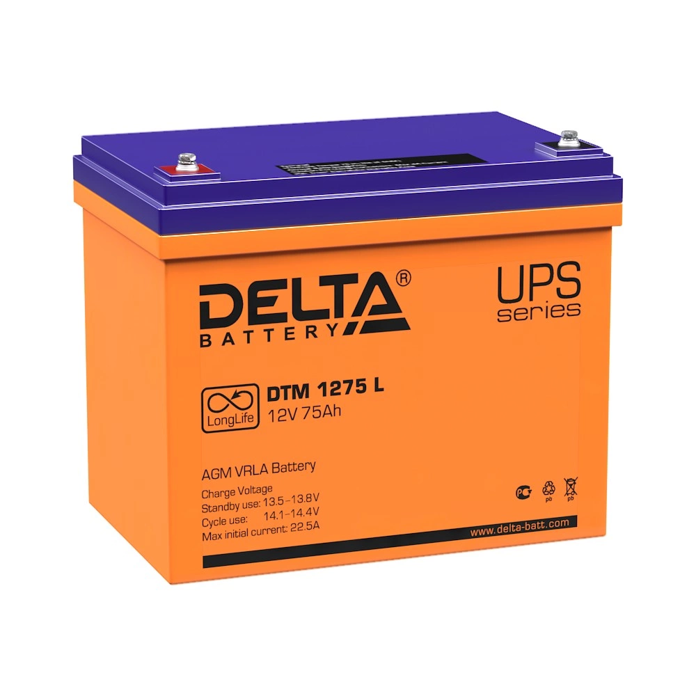 Аккумуляторная батарея DELTA BATTERY DTM 1275 L