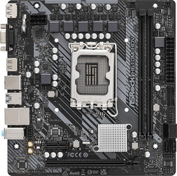 ASROCK H610M-HDV, LGA1700, H610, 2*DDR4, 4*SATA, 2*USB 3.2, 4*USB 2.0, 1*PCIx16, 1*PCIx1, D-Sub+HDMI+DP, mATX