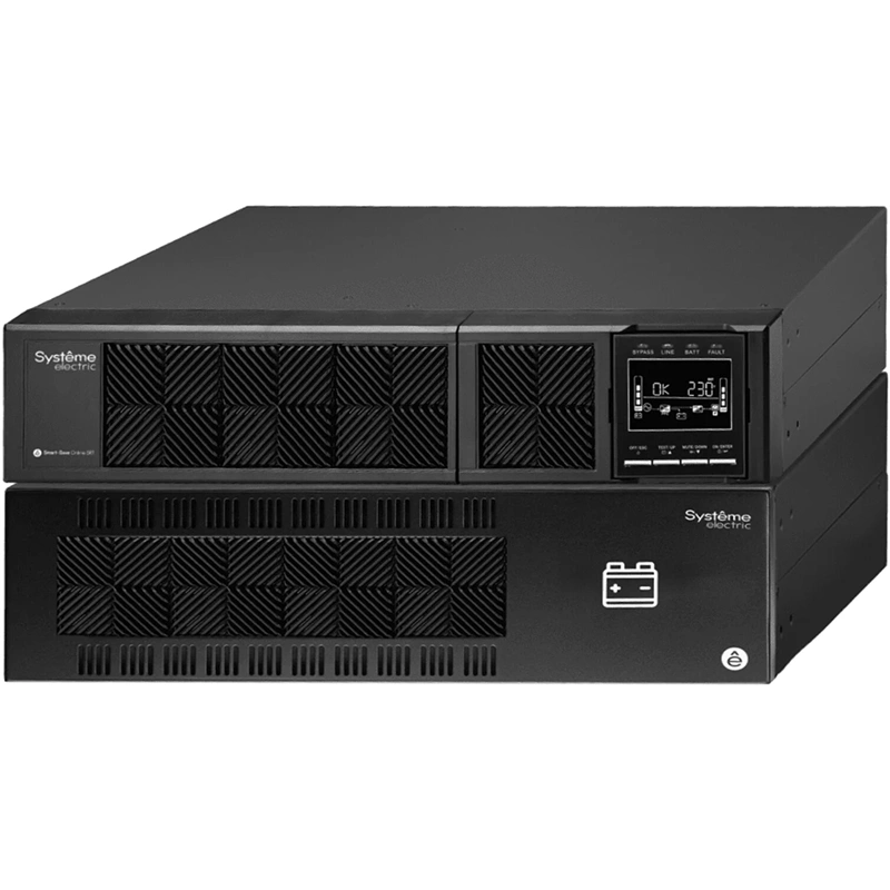 Systeme Electriс Smart-Save Online SRT, 10000VA/ 10000W, On-Line, Extended-run, Rack 2U+3U(Tower convertible), LCD, Out: Hardwire, SNMP Intelligent Slot, USB, RS-232, Pre-Inst. Web/ SNMP (SRTSE10KRTXLI-NC)