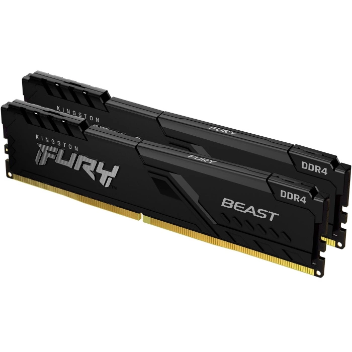 Модуль памяти Kingston FURY Beast Black DDR4 32GB 3600MHz CL18 288-pin DIMM 1.35V (Kit of 2) (KF436C18BBK2/32)