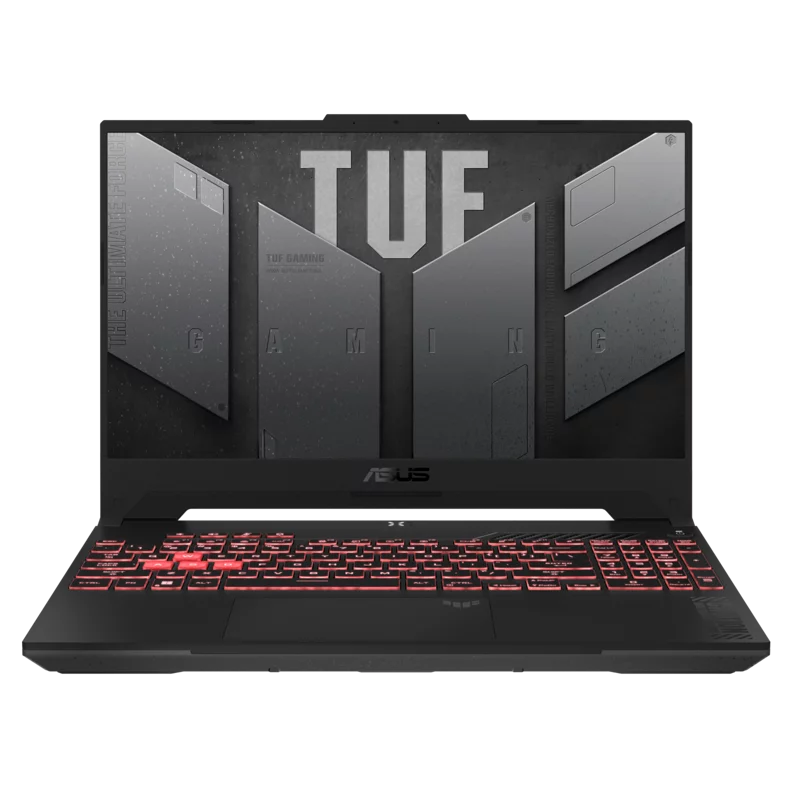 Ноутбук Asus TUF Gaming A15 FA507NV-LP021 Ryzen 7 7735HS 16Gb SSD1Tb NVIDIA GeForce RTX4060 8Gb 15.6" IPS FHD (1920x1080) noOS grey WiFi BT Cam (90NR0E85-M007N0)