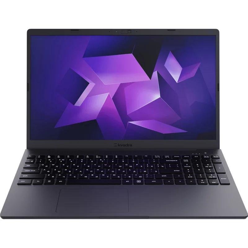 Ноутбук/ Ноутбук KVADRA NAU LE15T 15.6"(1920x1080 IPS)/Intel Core i5 1235U(1.3Ghz)/8192Mb/256SSDGb/noDVD/Int:Intel Iris Xe Graphics/Cam/BT/WiFi/55WHr/war 1y/1.75kg/графит/noOS (Y22L02P01101R_42CD23)