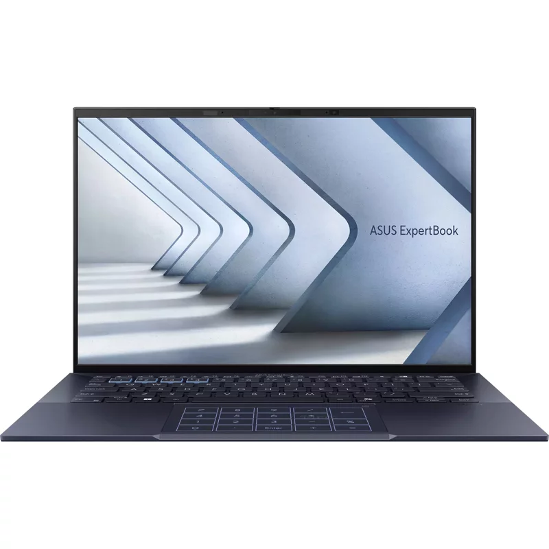 Ноутбук/ ASUS B9403CVAR-KM1217 14"(2880x1800 OLED)/Intel Core 5 120U(1.4Ghz)/16384Mb/1024PCISSDGb/noDVD/Int:shared/Cam/BT/WiFi/63WHr/war 1y/0.99kg/Star Black/DOS + магн корп; NumberPad; чехол; кабель microHDM (90NX05W1-M01LW0)