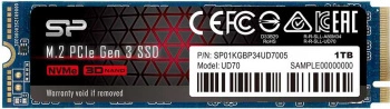 Накопитель SSD Silicon Power PCI-E x4 1Tb SP01KGBP34UD8005 M-Series UD80 M.2 2280