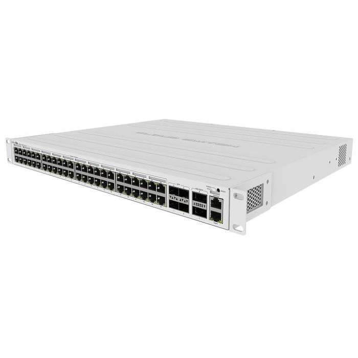 Картинка Коммутатор MikroTik Cloud Router 354-48P-4S+2Q+RM 48x 10/100/1000 PoE (CRS354-48P-4S+2Q+RM) 