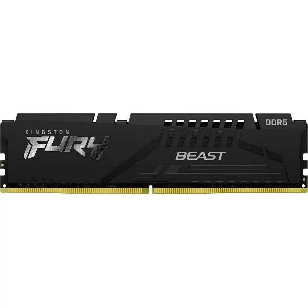 Модуль памяти DDR 5 DIMM 16Gb PC54400, 6800Mhz, Kingston FURY Beast Black EXPO CL34 (KF568C34BBE-16) (retail)