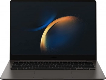 Ноутбук Samsung Galaxy Book 3 Pro NP944 Core i5 1340P 16Gb SSD512Gb Intel Iris Xe graphics 14" AMOLED 3K (2880x1800) Windows 11 Professional dk.grey WiFi BT Cam 4081mAh (NP944XFG-KC2US)