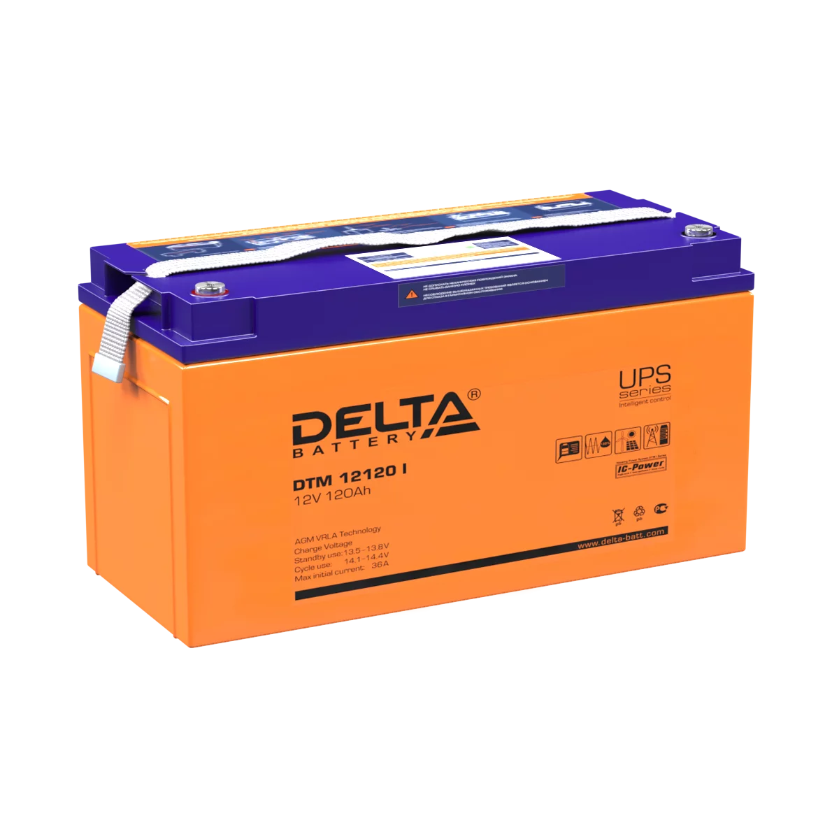 Аккумуляторная батарея DELTA BATTERY DTM 12120 I