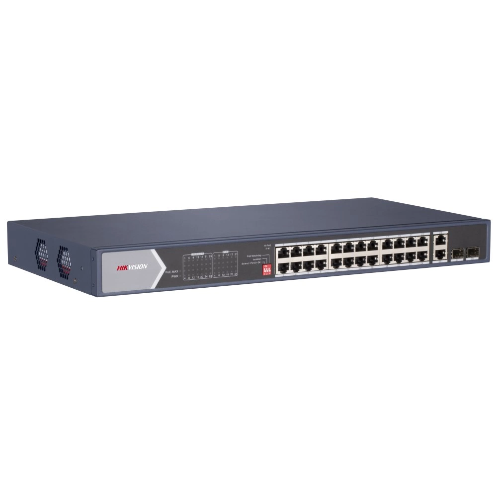 Картинка Коммутатор Hikvision DS-3E0528HP-E (DS-3E0528HP-E) 