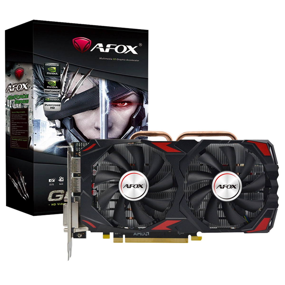 RX570 8GB GDDR5 256-bit HDMI 2xDP ATX 2FAN RTL (AFRX570-8192D5H3-V3)