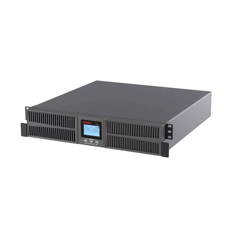 Онлайн ИБП ДКС серии Small Rackmount, 1000 ВА/ 900 Вт, 1/ 1, 6xIEC C13,EPO, USB, RS-232, Rack 2U, з/ у 6А, без АКБ (SMALLR1A0PI)