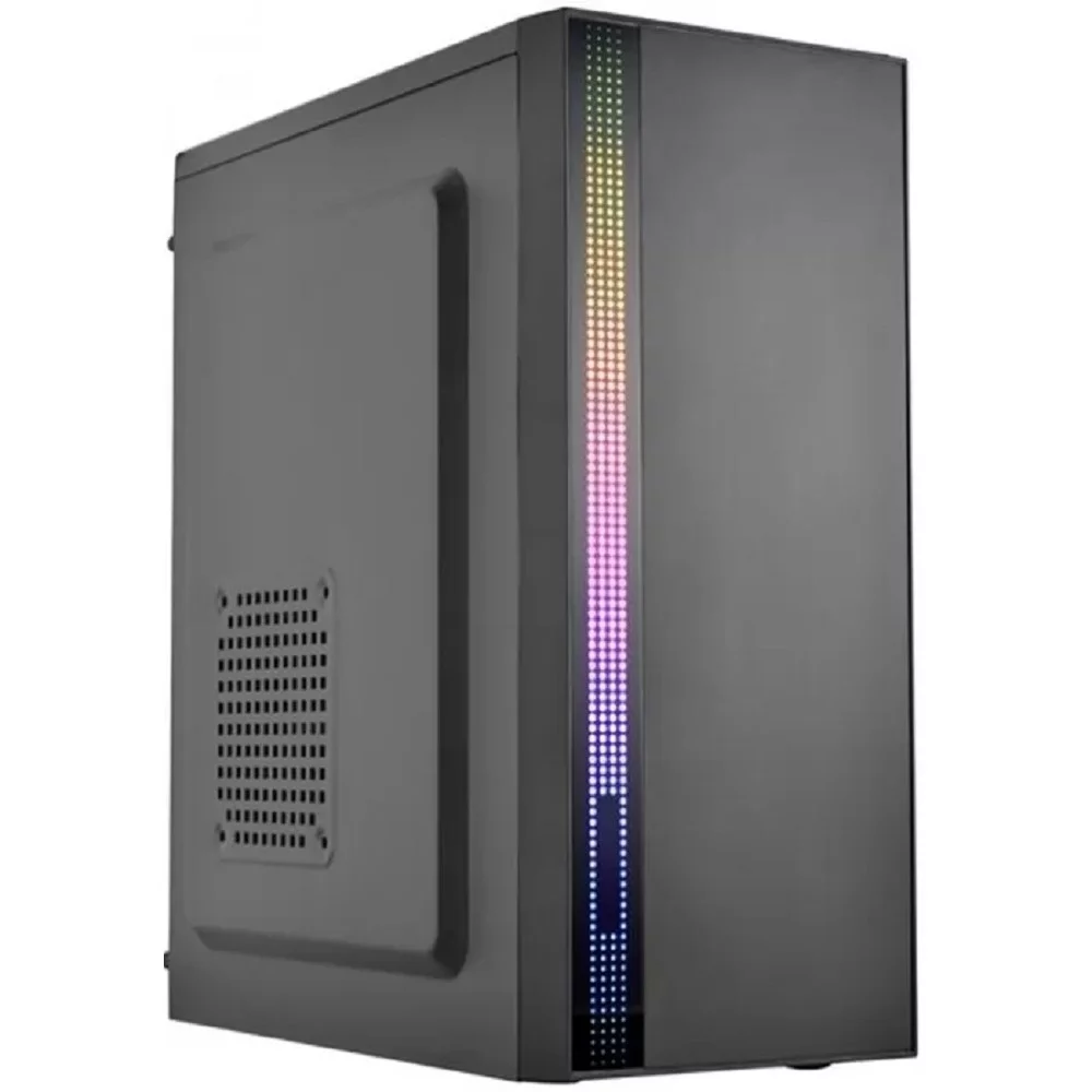 Filum 00-00866547 Корпус Midtower ATX S17 черный, без БП, RGB strip, USB 3.0/ 2.0