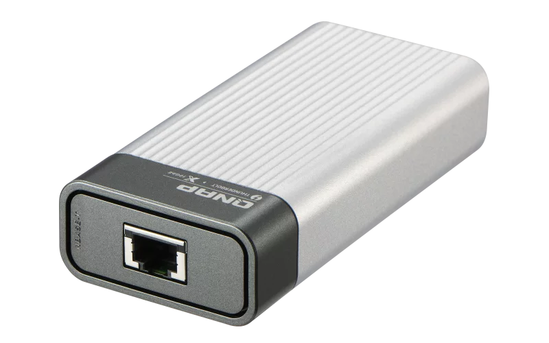 QNAP QNA-T310G1S Single port Thunderbolt 3 to single port 10GbE SFP+ adapter, bus powered, 10Gbps