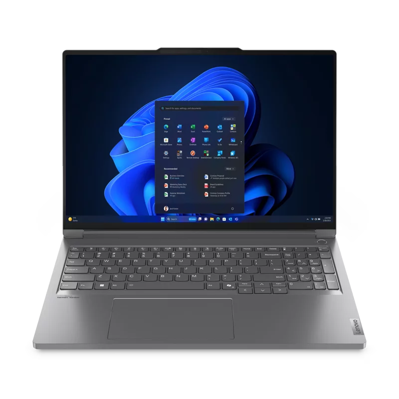 Ноутбук Lenovo ThinkBook 16p-IRX 16.0" 3.2k AG 400nits, i9-14900HX,32GB(16+16) DDR5,1TB SSD M.2 2280 NVMe G4, RTX 4060 8GB, IR FHD Cam,Wi-fi AX 2x2-6E+BT,Y-FPR,4 Cell 80Whr, BKLT KB UK-ENG, NoOS, 1Y (21N50042QN)