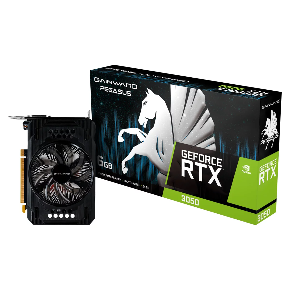 RTX3050 PEGASUS 6GB GDDR6 96bit DVI HDMI DP (NE63050018JE-1070E)