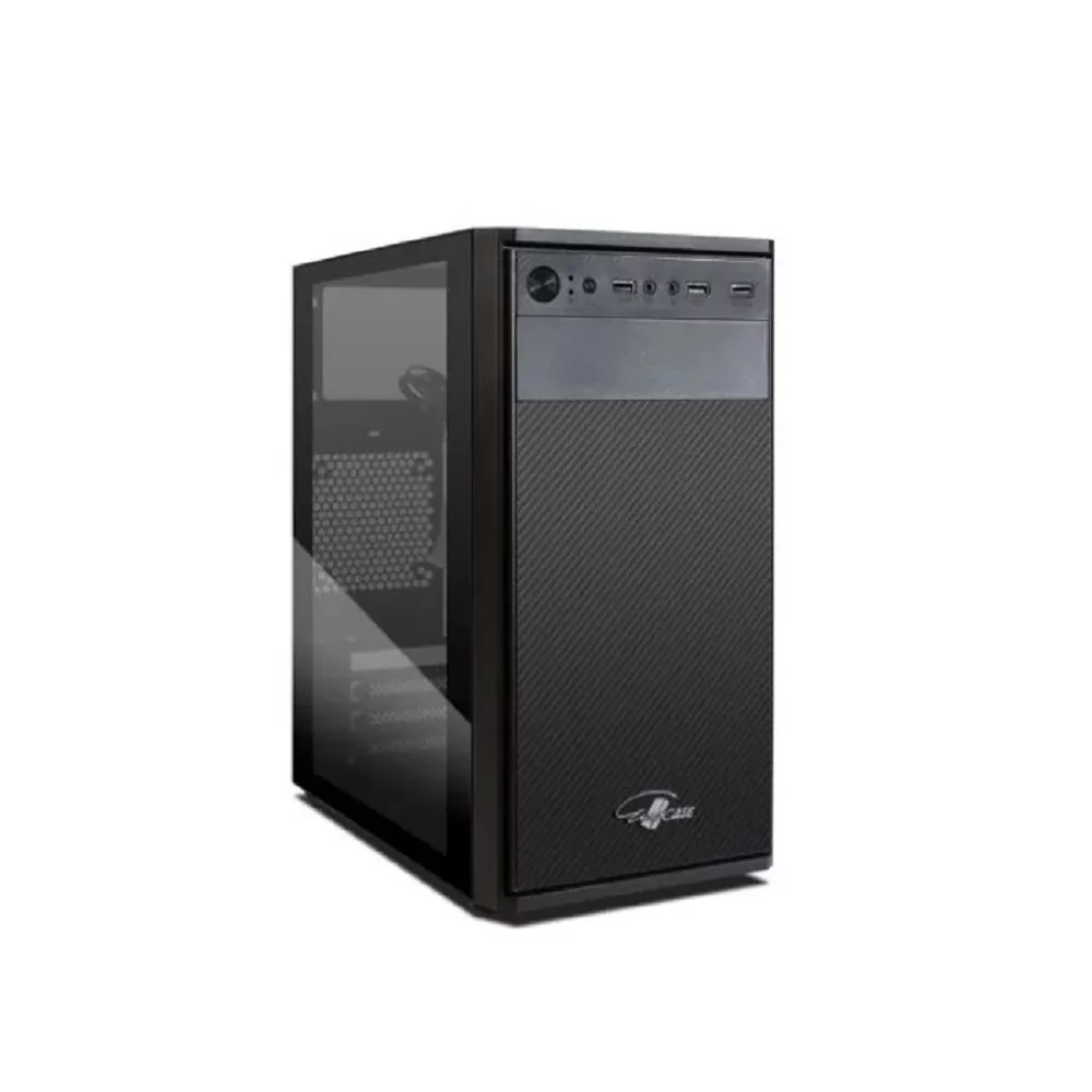 Корпус mATX Eurocase MA05 черный, без БП, закаленное стекло, USB3.0 (00-00845803)