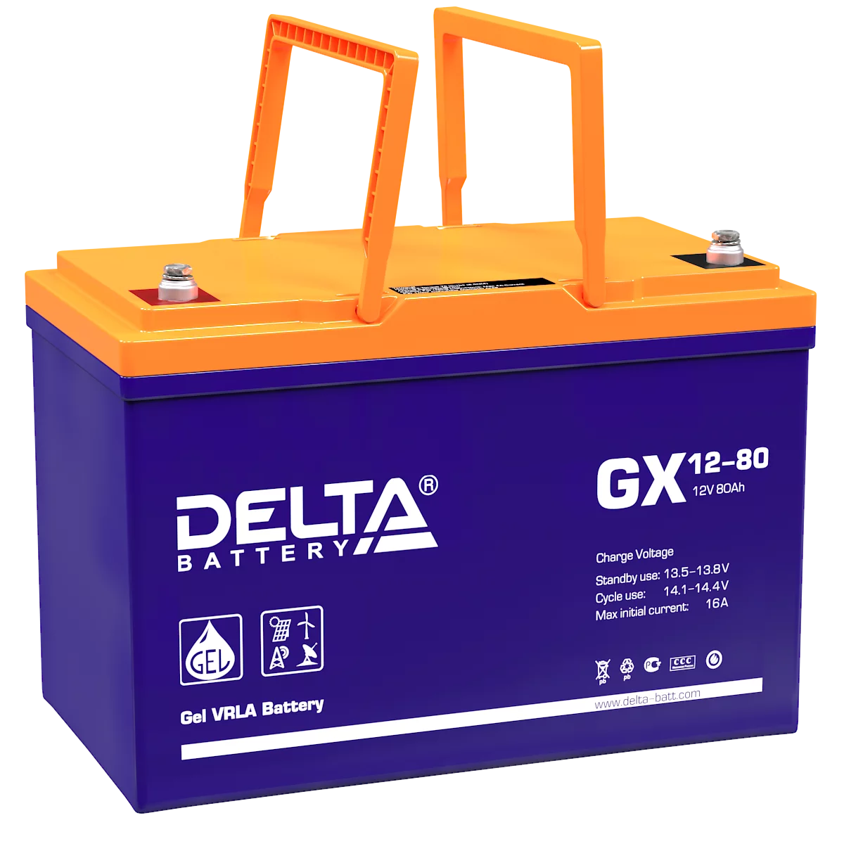 Аккумуляторная батарея DELTA BATTERY GX 12-90