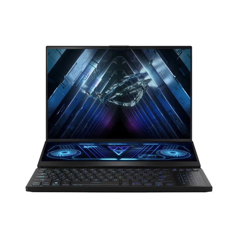 Ноутбук/ ASUS ROG Zephyrus Duo 16 GX650PY-NM083W 16"(2560x1600 miniLED (матовый, 240Hz, 3ms) )/ AMD Ryzen 9 7945HX(2.5Ghz)/ 32768Mb/ 2TbPCISSDGb/ noDVD/ Ext:nVidia GeForce RTX4090(16384Mb)/ Cam/ BT/ WiFi/ 90WH (90NR0BI1-M004V0)