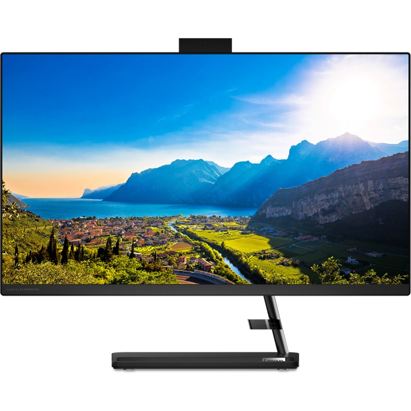 Моноблок/ Lenovo IdeaCentre AIO 3 27IAP7 27"(1920x1080 IPS)/ Intel Core i5 12450H(2Ghz)/ 16384Mb/ 512SSDGb/ noDVD/ Int:Intel UHD Graphics/ Cam/ BT/ WiFi/ war 1y/ 8.82kg/ black/ noOS + RU kbd, mouse USB (F0GJ00PVRU)