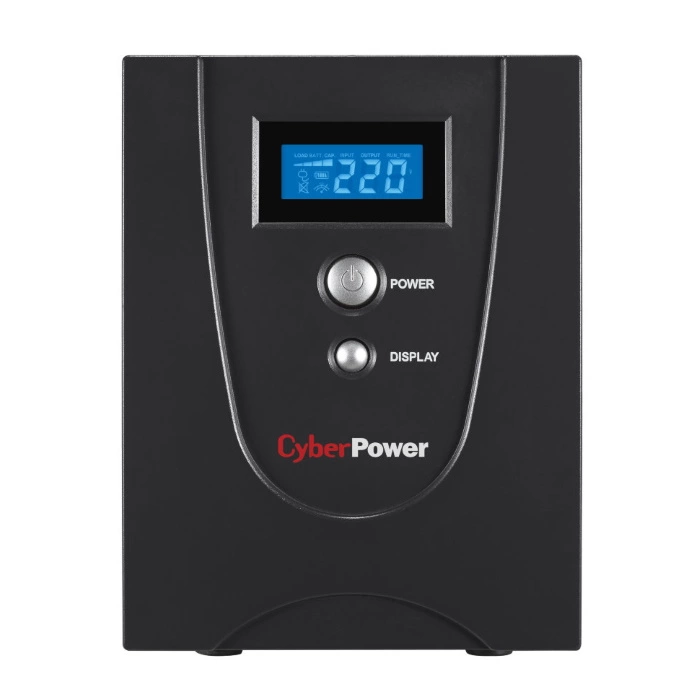 Источник бесперебойного питания CyberPower VALUE 2200EI, 2200VA/ 1320W USB/ RS-232/ RJ11/ 45 6 IEC С13 (VALUE 2200EILCD)