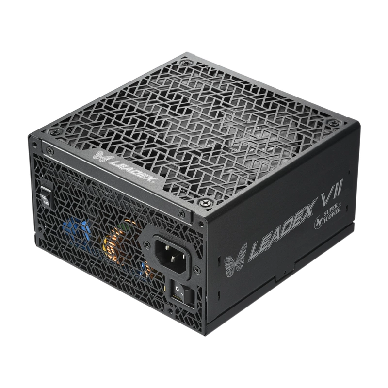 Super Flower Power Supply Leadex VII, 1000W, ATX 3.0, 140mm, 12xSATA, 4xPCI-E(6+2), 1x12VHPWR, APFC, 80+ GOLD, Full Modular (SF-1000F14XG)