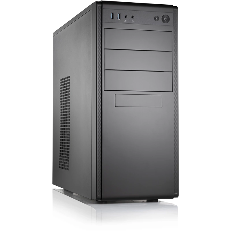 Case Foxline FL-886 ATX case, black, w/ o PSU, w/ 2xUSB3.0, w/ o pwrcord, w/ o FAN (FL-886-U32)