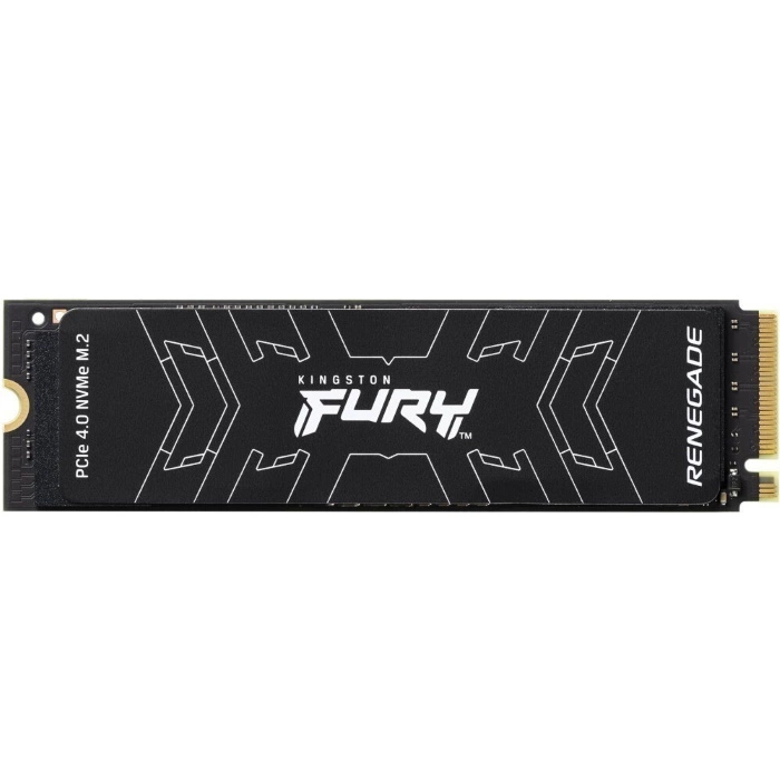 Твердотельный накопитель 4TB SSD KingstonFury Renegade M.2 22x80mm, NVMe, PCIe 4.0 x4, 3D TLC, R/ W 7300/ 7000MB/ s, IOPs 1 000 000/ 1 000 000, TBW 4000, DWPD 0.55, with Heat Spreader (SFYRD/4000G)