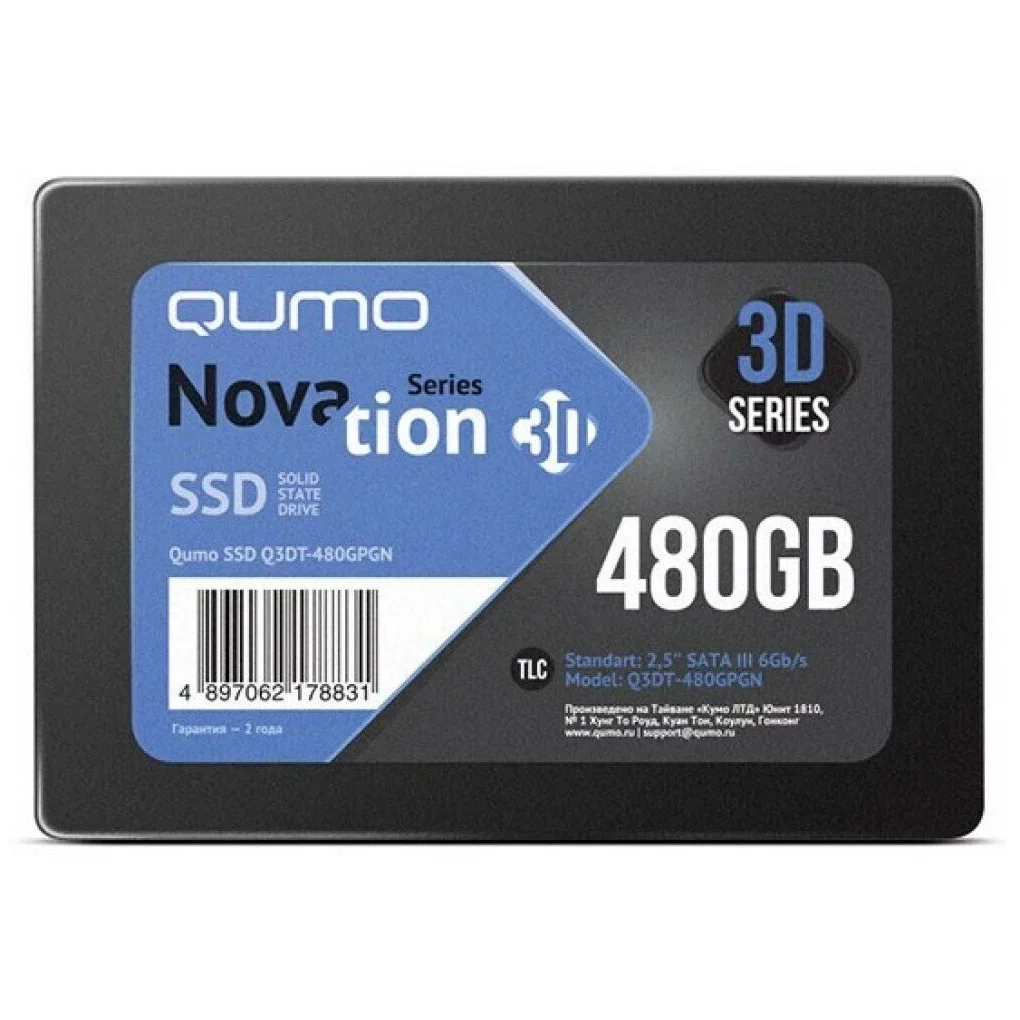 QUMO SSD 480GB QM Novation Q3DT-480GPGN {SATA3.0}