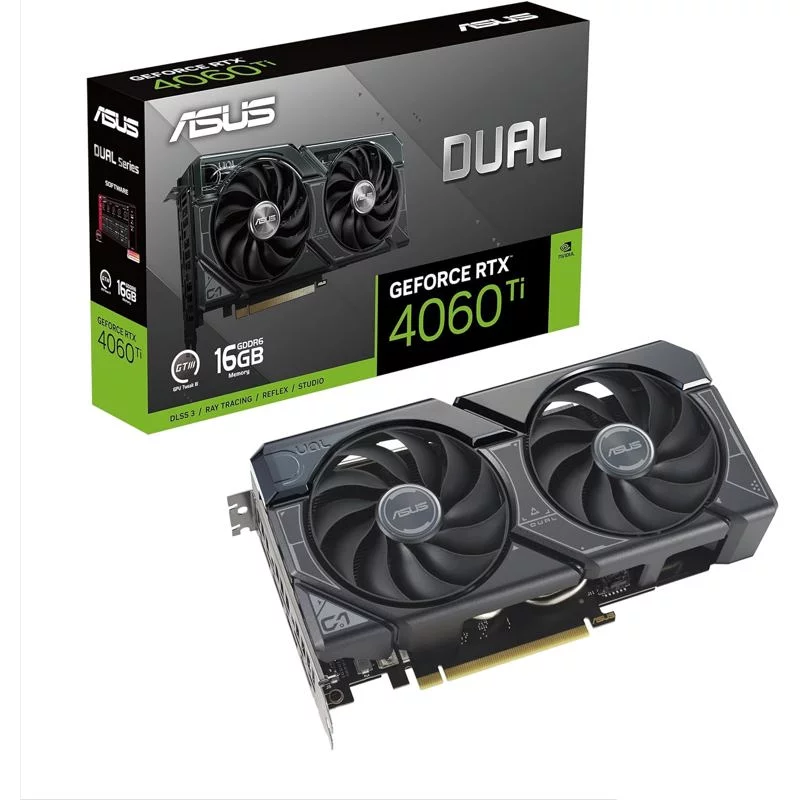 Видеокарта/ DUAL-RTX4060TI-16G (90YV0JH1-M0NA00)