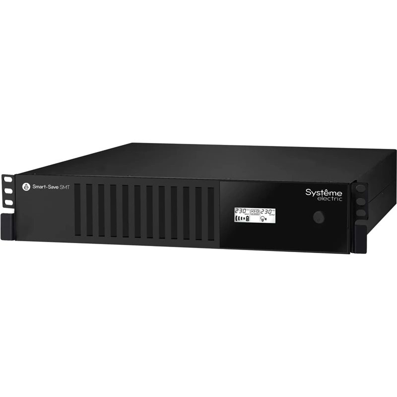 Systeme Electriс Smart-Save SMT, 1000VA/ 720W, RM 2U, Line-Interactive, LCD, Out: 230V 6xC13, SNMP Intelligent Slot, USB, RS-232 (SMTSE1000RMI2U)