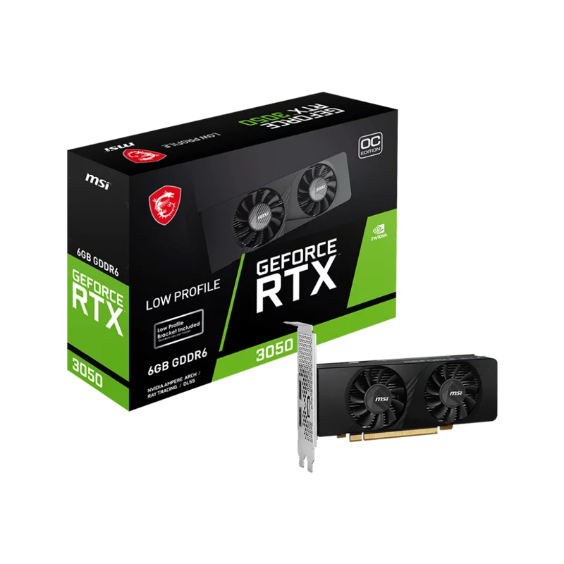 Видеокарта/ GeForce RTX 3050 LP 6G OC