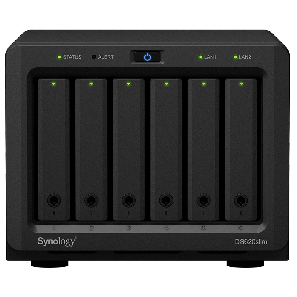 Сетевой накопитель Synology DS620slim/ x 6 SFF HDD/ 2x GbE (DS620SLIM)