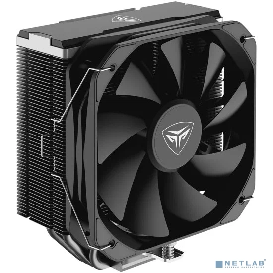 PCCooler K4 BK S115X/ 1200/ 1700/ AM4/ AM5 (20 шт/ кор, TDP 230W, 130mm PWM FAN, 4 тепловые трубки 6мм, 400-1600RPM, 18-29dBa)