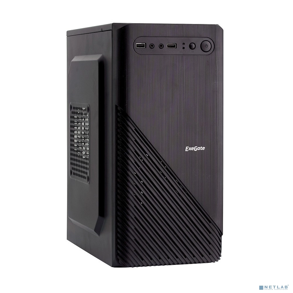 Exegate EX277799RUS Корпус Minitower BAA-103 Black, mATX, , 2*USB, Audio