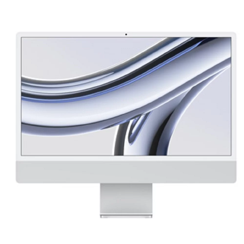 Apple iMac 24 2023 [Z19E0001L] (КЛАВ.РУС.ГРАВ.) Silver 24" Retina 4.5K {Apple M3 8C CPU 10C GPU/ 16GB/ 1TB SSD/ Ethernet/ без переходника на EU арт.11007065}