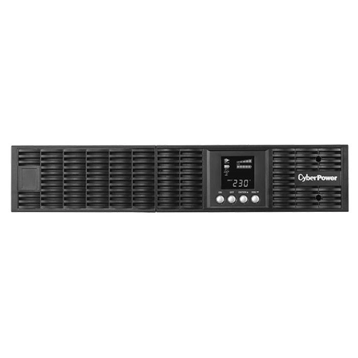 Источник бесперебойного питания CyberPower OLS1500ERT2U, Rackmount, Online, 1500VA/ 1350W, 6xIEC-320 С13, USB, RJ11/ RJ45, SNMPslot, LCD, Black