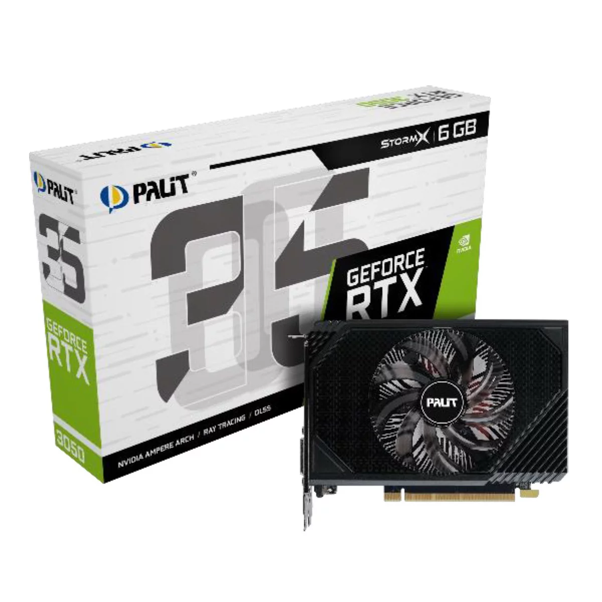 Видеокарта PALIT RTX3050 STORMX 6G (NE63050018JE-1070F)