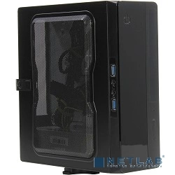 Slim Case Powerman EQ101BK PM-200ATX 2*USB 3.0,Audio, miniATX (6117414)