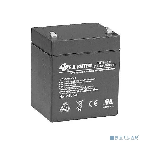 B.B. Battery Аккумулятор BP5-12 (12V 5Ah) (B.B.BATTERY BP5-12)