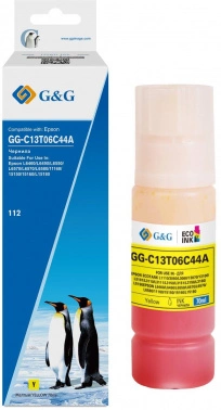 Чернила G&G GG-C13T06C44A №112 желтый 100мл для Epson L6550/6570/11160/15150/15160 (GG-C13T06C44А)